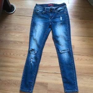 Blue Denim YMI ripped jeans